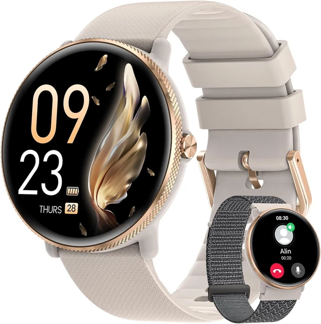 DEKELIFE Smartwatch Donna Con Chiamate Bluetooth - Monitoraggio Salute E Fitness Rosa
