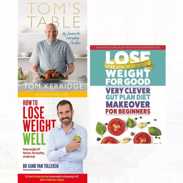 Tom's Table,How to Lose Weight Well,Lose Weight For Good 3 Books Collection Set