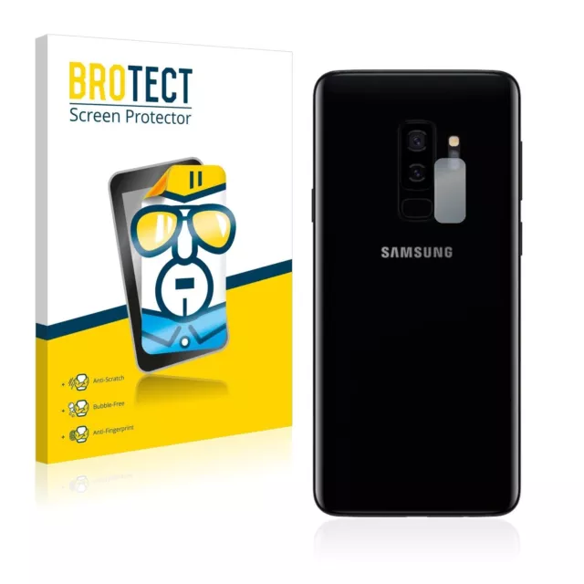 Samsung Galaxy S9 Plus (Camera), 2 x BROTECT® HD-Clear Screen Protector coated