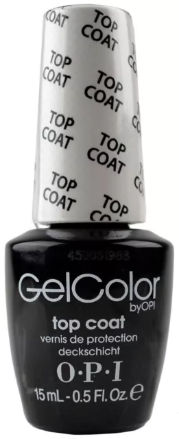 Opi GelColor Top Coat Nail Varnish - NEW UK SELLER 100% GENUINE