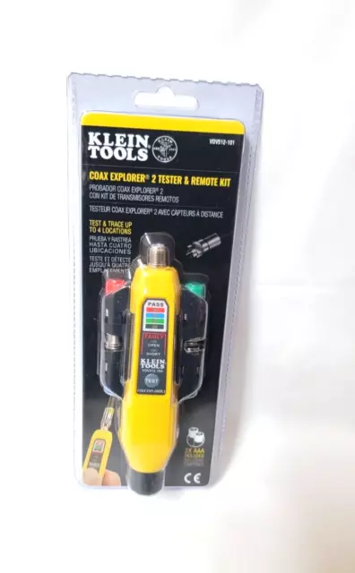 Klein Tools VDV512-101 Coax Explorer 2 with Remote Kit - Fast Shipping!!!
