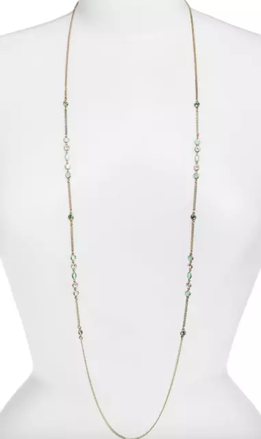 Givenchy J1822 Women's Stone Station Necklace