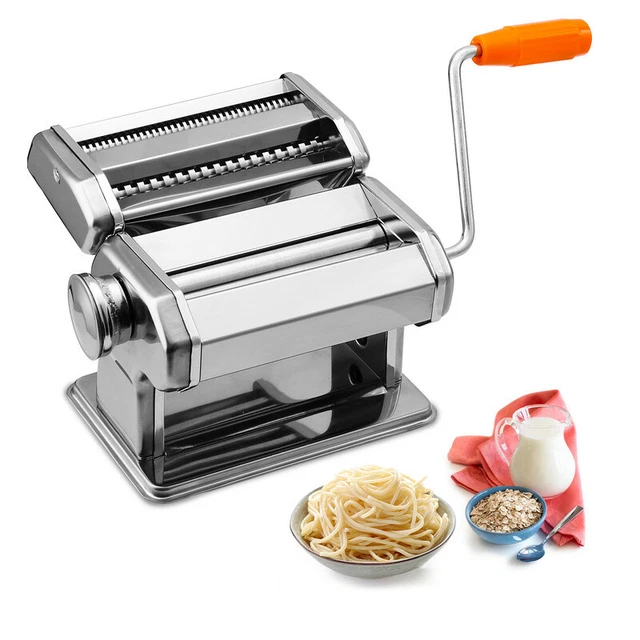 Nudelmaschine aus Edelstahl Pastamaker Pastamaschine Lasagne Spaghetti Pasta