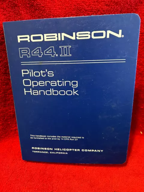 Robinson R44 Ii Pilot's Operating Handbook