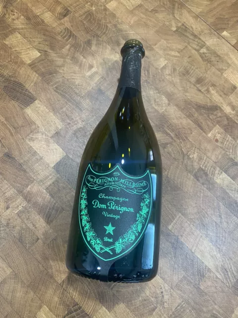 Dom Perignon luminous champagne Bottle EMPTY 750mL