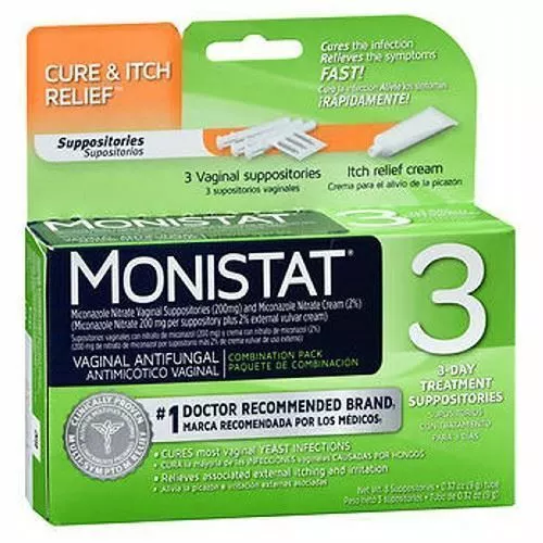 Monistat Combinación Pack Desechable Aplicadores 3 Cada