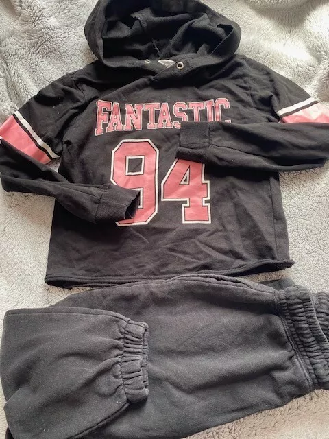 Girls cropped sweatshirt and joggers bundle age 8-10 NEXT - WE COMBINE POSTAGE!