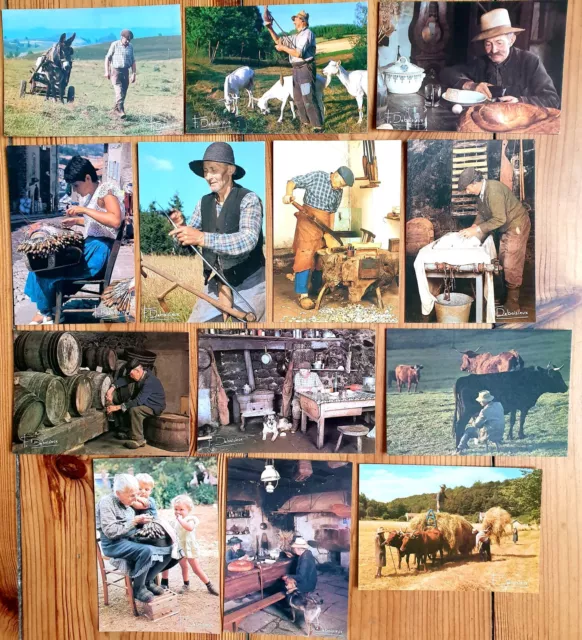 Lot of 225 CPSM on the theme ""Old trades and rural life"" Traditions FRANCE
