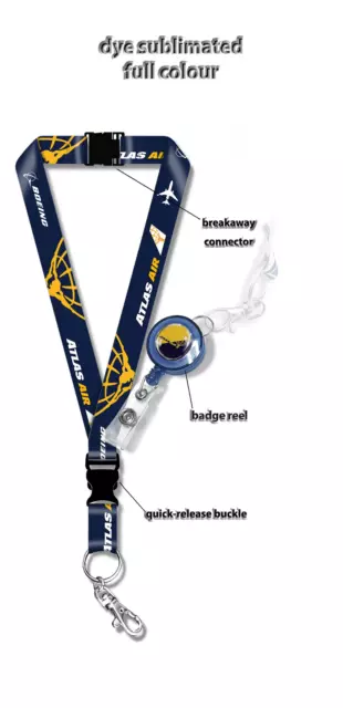 Atlas Air Logo Lanyard