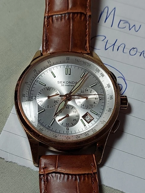 Sekonda quartz 3 eye chronograph cheap