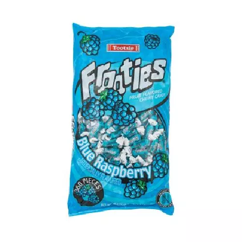 Bulk 360 Pc. Blue Raspberry Mini Tootsie Roll® Frooties® Chewy Fruit Candy