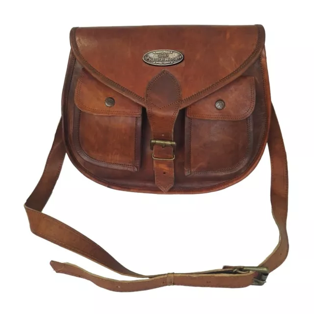 13 " Vintage Femmes Sac à Main Bandoulière Cuir Sacoche Messager ( Rare Sac )