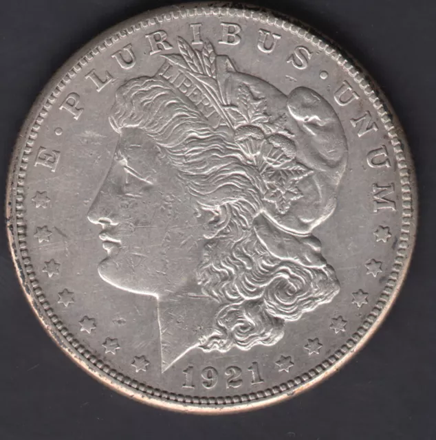 Moneda Dollar Morgan 1921 Philadelphia - Estados Unidos - Silver