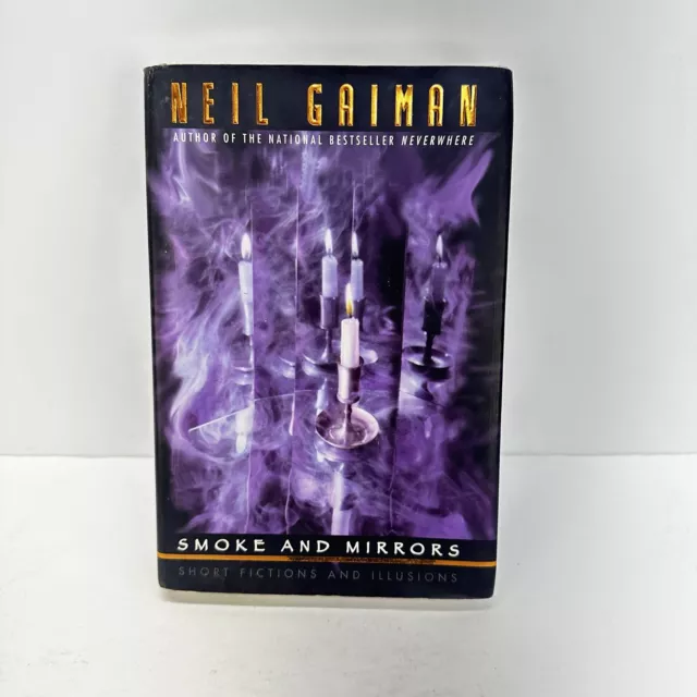 Smoke and Mirrors by Neil Gaiman SIGNED First Edition 1998 Hardcover