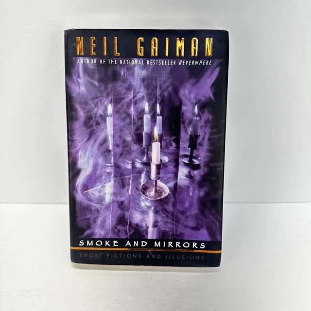Smoke and Mirrors by Neil Gaiman SIGNED First Edition 1998 Hardcover