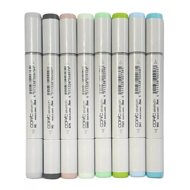 American Crafts Dual-Tip 48 Sketch Markers and 3 Colorless Blenders