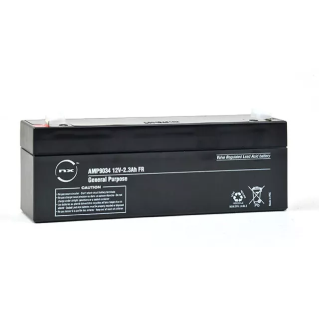 NX NP2.1-12, 12V 2.1Ah (as 2.3Ah) BURGLAR SECURITY ALARM BATTERY