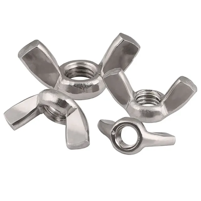 Butterfly Wing Nut M4 M5 M6 M8 M10 M12 Hand Tighten Thumb Nuts SUS 201 Stainless