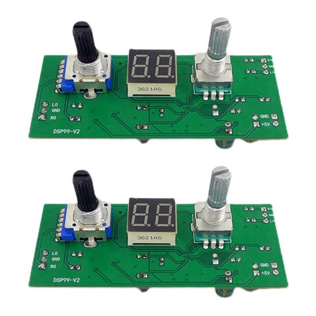 2x DSP Digital Reverbation Karaoke Reverb Board KTV Mixer Effector - Whistling U1E6