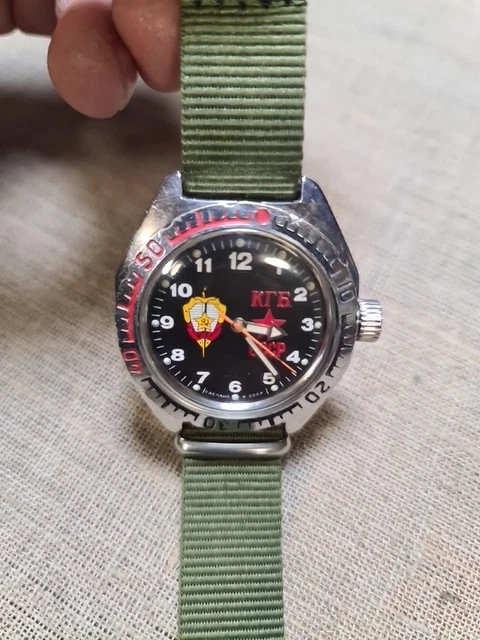 Montre Vintage Vostok Commandos Mécanique Russe - En Bon état, Fonctionne 30 Sec