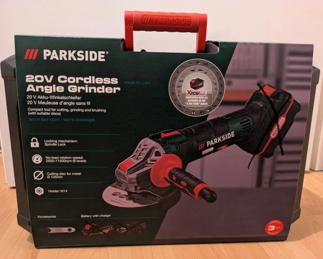 Alte Geldkassette öffnen Und Schließen Ohne Schlüssel PARKSIDE PWSA 20-LI C3 20V Akku-Winkelschleifer ohne AKKU und Ladegerät