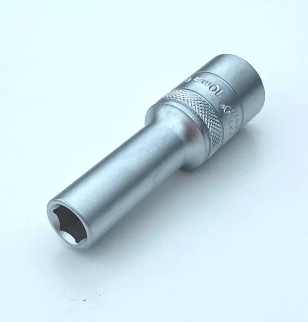 Draper Expert 10mm x 1/2" drive 6 pt deep long reach satin socket tool inc VAT