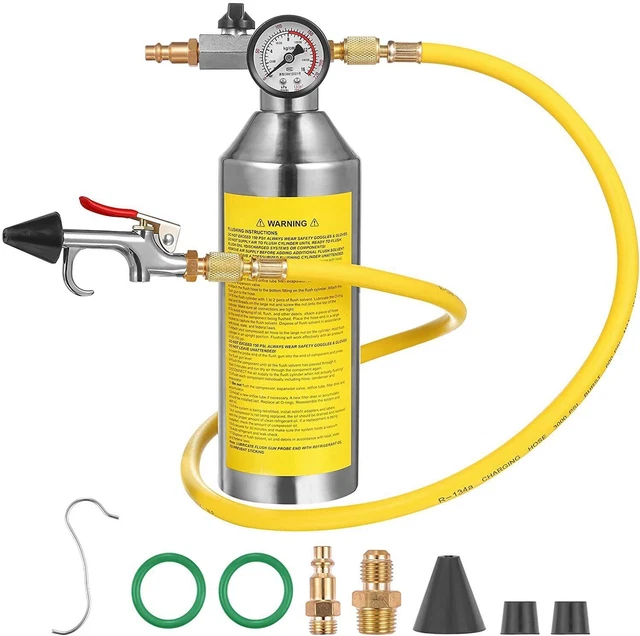 AC FLUSH KIT Car Air Conditioner System Clean For Auto R12 R22 R134A