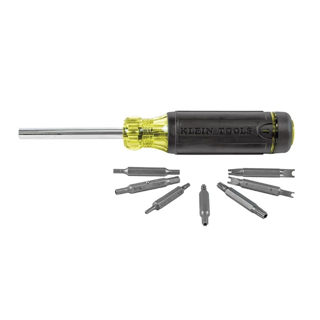 Klein Multi-Bit Screwdriver Tamperproof 15pc