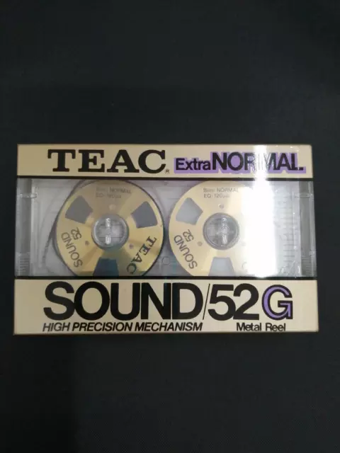 TEAC SOUND 52G open reel Extra normal cassette tape NEW $198.00