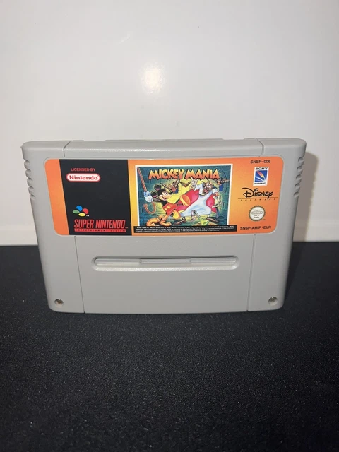 Mickey Mania Super Nintendo Cartouche Seule