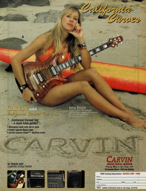 DAIZE SHAYNE - CARVIN - 2004 Print Advertisement