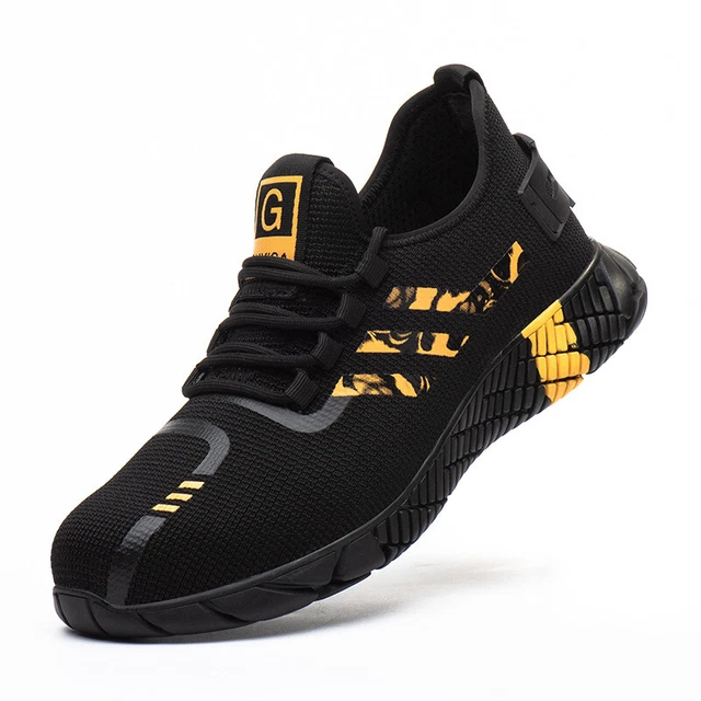 LIGHTWEIGHT MENS WOMENS Safety Trainers Steel Toe Cap Work Boots Shoes ...