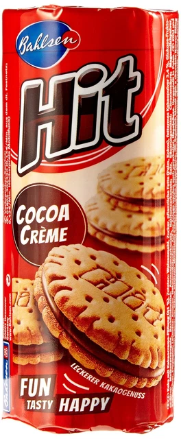 Biscotti doppi Bahlsen Hit con ripieno cioccolato 23x 134g NUOVI MHD/04/24