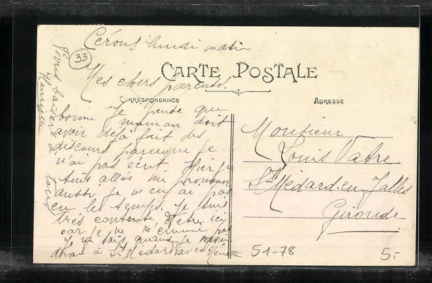 CPA Le Bazadais Pittoresque, Les Coiffes du Bazadais 1906 2