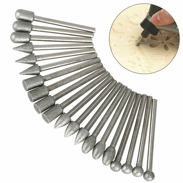 Bois Fraise Céramique Carreau Outils rotatifs Meulage Diamant Grain 120