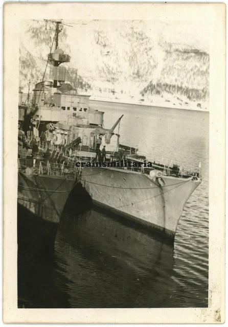 ORIG. FOTO KRIEGSMARINE Zerstörer Schiff in Norwegen Z18 