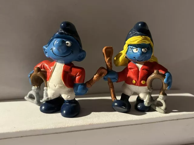 Puffo 20432 Puffetta 20433 Fantini Cavallerizzi Smurf Schlumpf Schtroumpf Puffi