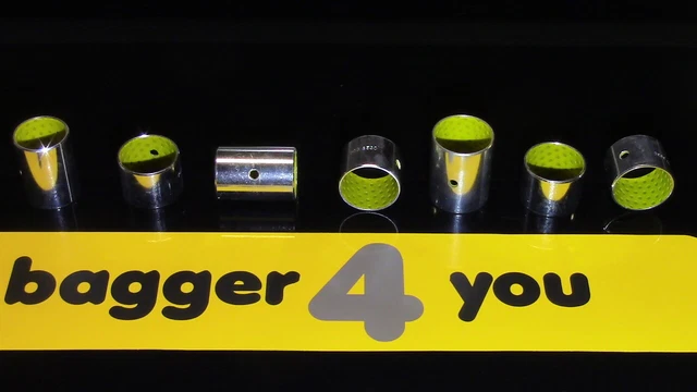 Gleitlager Buchse Stahl-POM Gelb – Wartungsarme Lagerbuchse Für Hydraulik & Mechanik