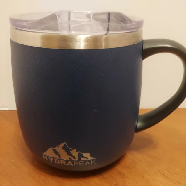 Hydrapeak  Slide Top Stainless Steel 14oz Insulated Coffee Tea Mug