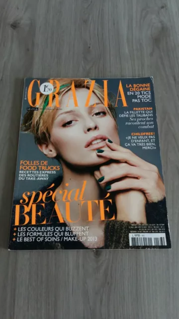 GRAZIA n°163 26/10/2012  Spécial Beauté/ Biolay/ Kristel/ Childfree/ Food trucks 2