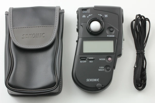 【Top Mint w/Case】 Sekonic L-408 Multi Master Exporsure Light Meter From Japan