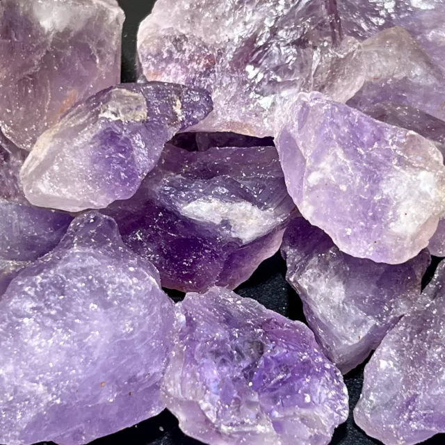 Amethyst Purple Crystal Rough Raw Natural Gemstones Healing Crystals 2