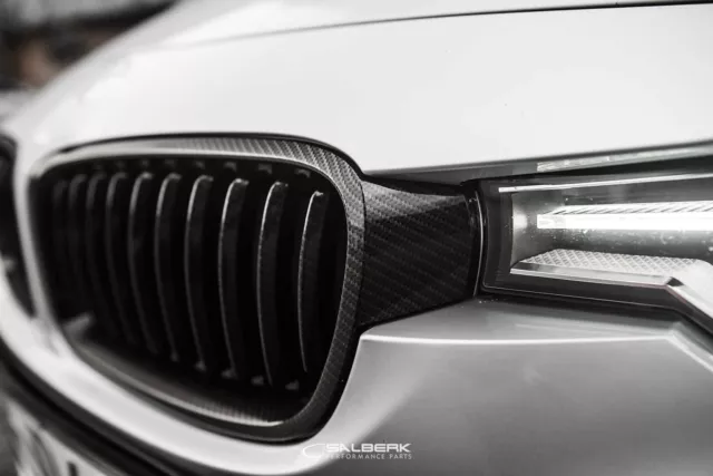 Carbon Optik Nieren passend für BMW 3er F31 Touring salberk 3002C Frontgrill