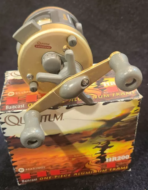 QUANTUM HEAT HR100 Baitcasting Baitcast Fishing Reel one piece aluminum  frame $45.00 - PicClick