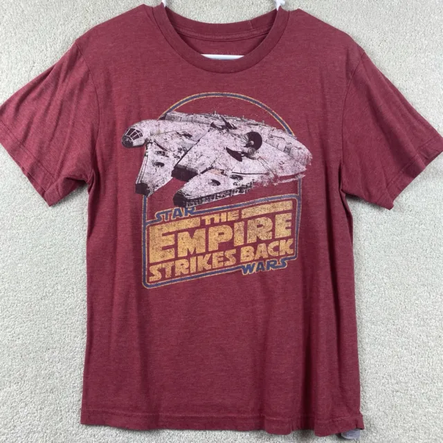 The Empire Strikes Back T Shirt Large Red Adult Size Large Shirt