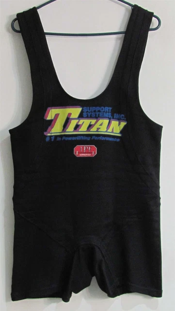 Titan Custom Centurion NXG+ Squat Suit Size 40 Black R/S For Shorter 181 (Used)