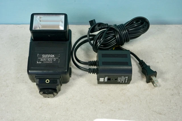 Sunpak Ad-27A Ac Adapter (For 433Af,422D) + Auto 422 D Auto Thyristor Flash