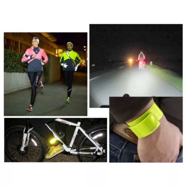 Bracelet réfléchissant - Bracelet de sécurité - Bracelet de Sport -  Cyclisme - Bande