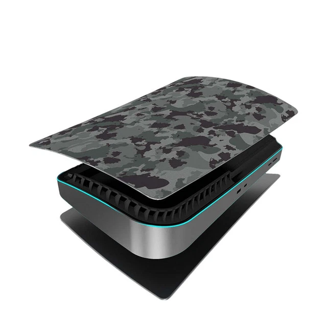 For PS5 Camouflage Hard Dustproof ABS Plastic Case for PS5 Replacement Side Face