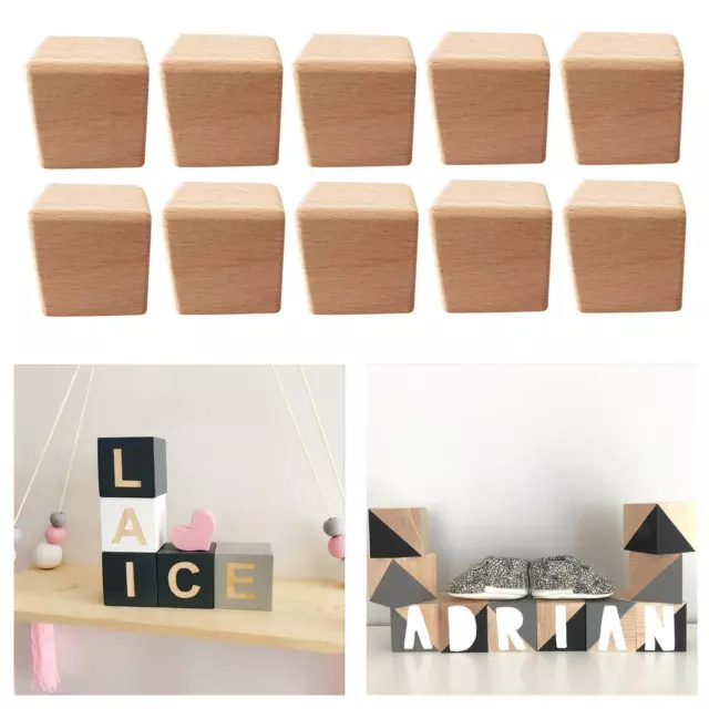 Holz block DIY   kindergarten kreative materialien